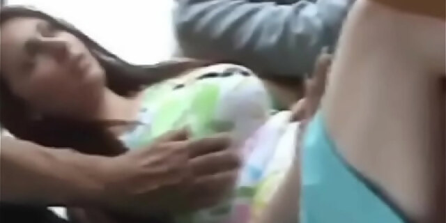 ass,boobs,bus,groping,teen,train