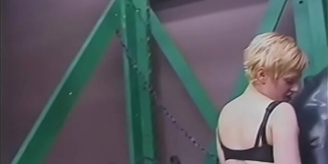 bdsm,blonde,fetish,leather,lingerie,mature blonde,milf,muscle,natural tits,slave,smoking,toys